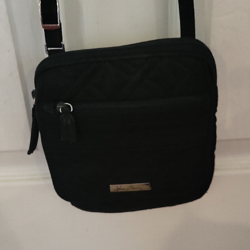 Vera Bradley Black Quilted Crossbody Bag